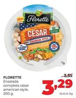 Alimerka Florette - ensalada completa ccésar american style oferta