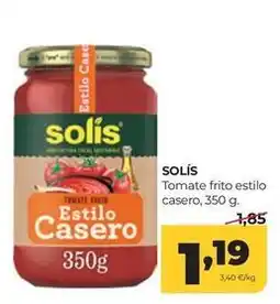 Alimerka Solís - tomate frito estilo casero oferta