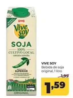 Alimerka Vivesoy - bebida de soja original oferta