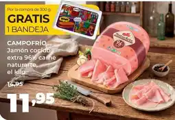 Alimerka Campofrío - jamon cocido extra 96% carne naturarte oferta