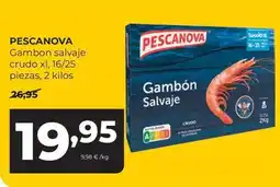 Alimerka Pescanova - gambon salvaje crudo xl oferta