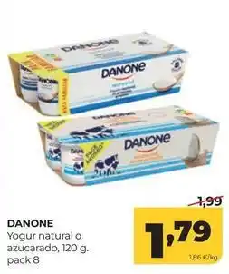 Alimerka Danone - yogur natural o azucarado oferta