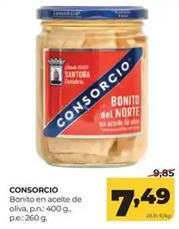 Alimerka Consorcio - bonito en aceite de oliva oferta