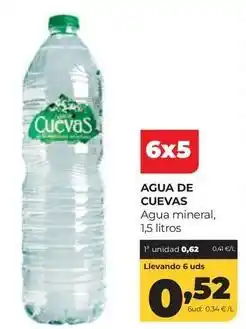 Alimerka Agua de cuevas - agua mineral oferta