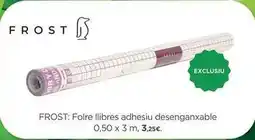 Hipercor Frost - frost: folre llibres adhesiu desenganxable oferta