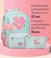 Hipercor Motxilla doble compatiment oferta