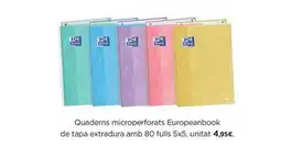 Hipercor Quaderns microperforats oferta