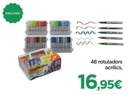 Hipercor 48 rotuladors acrifics oferta