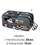 Hipercor Mickey: Motxilla escolar oferta