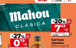 Dia Mahou cerveza clásica oferta