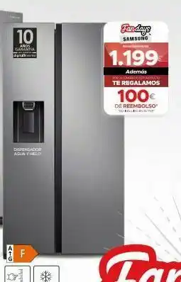 Milar 10 fanday samsung anos garama 1.199 además poslao te regalamos 100€ de reembolso teleone dengage agua theo af *** oferta