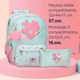 El Corte Inglés emo mochila doble compartimento oferta