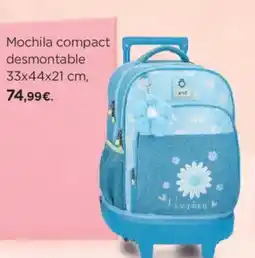 El Corte Inglés Mochila compact desmontable oferta
