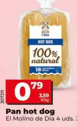 Dia Supermercados El Molino de Dia pan hot dog oferta