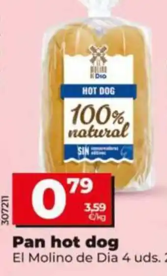 El Molino de Dia pan hot dog