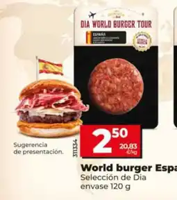 Dia Supermercados Dia World Burger Tour World burger España oferta