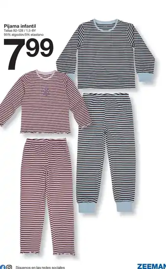 Zeeman pijama infantil