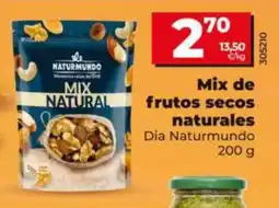 Dia Supermercados Dia Naturmundo mix de frutos secos natural oferta