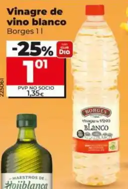 Dia Supermercados Borges vinagre de vino blanco oferta