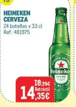 Makro Heineken cerveza oferta