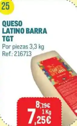 Makro TGT queso latino barra oferta