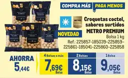 Makro Metro Premium croquetas coctel sabores surtidos oferta