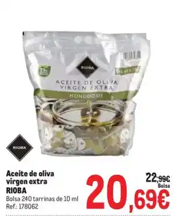 Makro Rioba aceite de oliva virgen extra oferta
