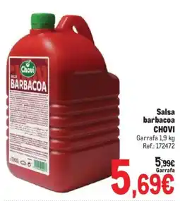 Makro Chovi salsa barbacoa oferta