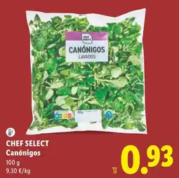 Lidl Chef Select Canónigos oferta