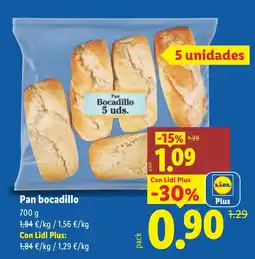 Lidl Pan bocadillo oferta