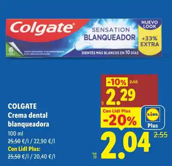 Colgate crema dental blanqueadora