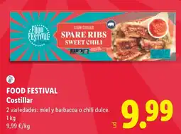 Lidl Food Festival Costillar oferta