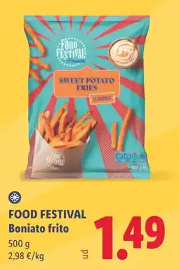 Lidl Food Festival boniato frito oferta