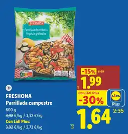 Lidl Freshona parrillada campestre oferta