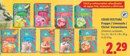 Lidl Food Festival Frappé / Limonada / Cóctel instantáneos oferta