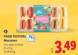 Lidl Food Festival Macarons oferta