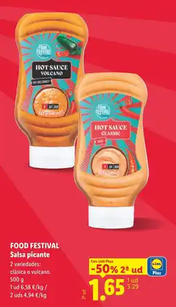 Lidl Food Festival salsa picante oferta