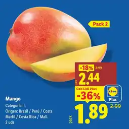 Lidl Mango oferta