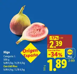 Lidl Higo oferta