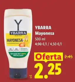 Lidl Ybarra mayonesa oferta