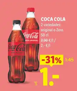 Lidl Coca Cola oferta