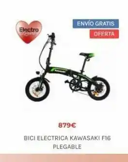 Cenor Electro envío gratis oferta 879€ bici electrica kawasaki f16 plegable oferta