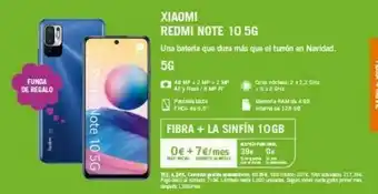 Yoigo Xiaomi redmi note 10 5g una bateria que dura más que el turrón en navidad. 56 funda de regalo om! 2 mp 2 mp af y a/sp pan oferta