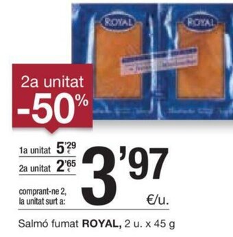 BonpreuEsclat Salmó Fumat Royal, 2 u. x 45 g oferta