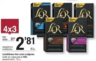 BonpreuEsclat Combineu-Los Com Vulgueu Cafè En Càpsules L'Or, Assortiment, 10 u. oferta