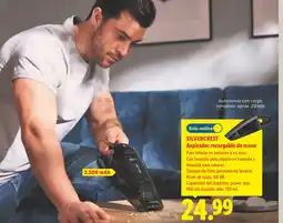 Lidl SILVERCREST Aspirador recargable de mano oferta