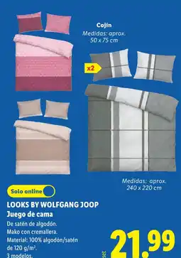 Lidl LOOKS BY WOLFGANG JOOP Juego de cama oferta