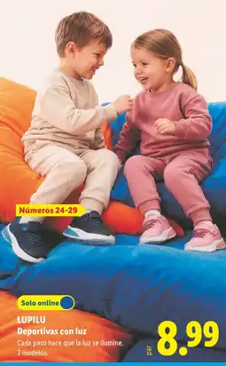 Lidl LUPILU Deportivas con luz oferta
