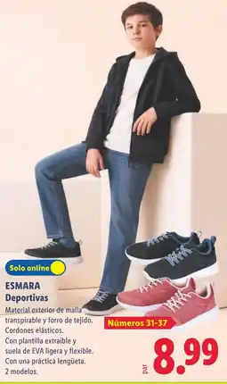 Lidl ESMARA Deportivas oferta