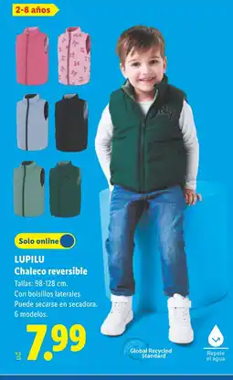 Lidl LUPILU Chaleco reversible oferta